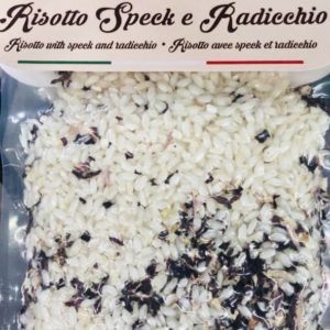 Risotto au speck-radicchio
